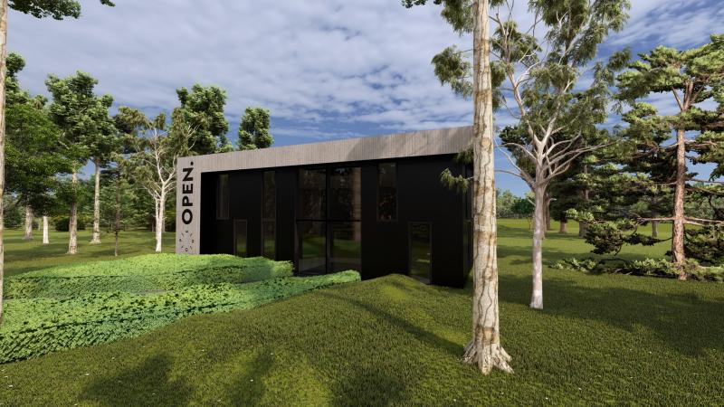 Impressie kinderkerk west gevel